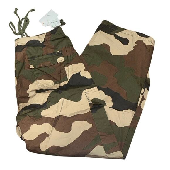 Good American Women’s Camo Parachute Pants Size Small NWT Adjustable Cargo - Picture 2 of 16